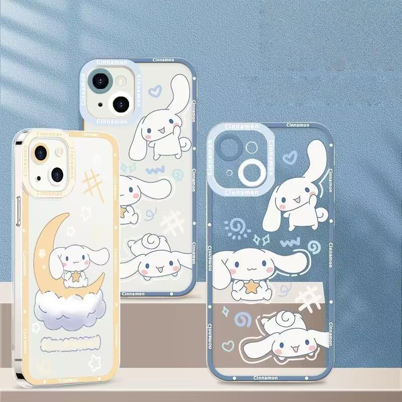 Милый и красивый чехол Cinnamoroll для Xiaomi Redmi 15C Note 15 Pro 14C Note 14 13 12 10 11 Pro Plus 11S 13C 12C 5G 4G Прозрачный корпус