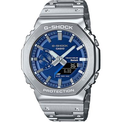 Мужские часы G-SHOCK GM-B2100AD-2AJF [G-SHOCK Full Metal Series] Круглые серебристые из нержавеющей стали