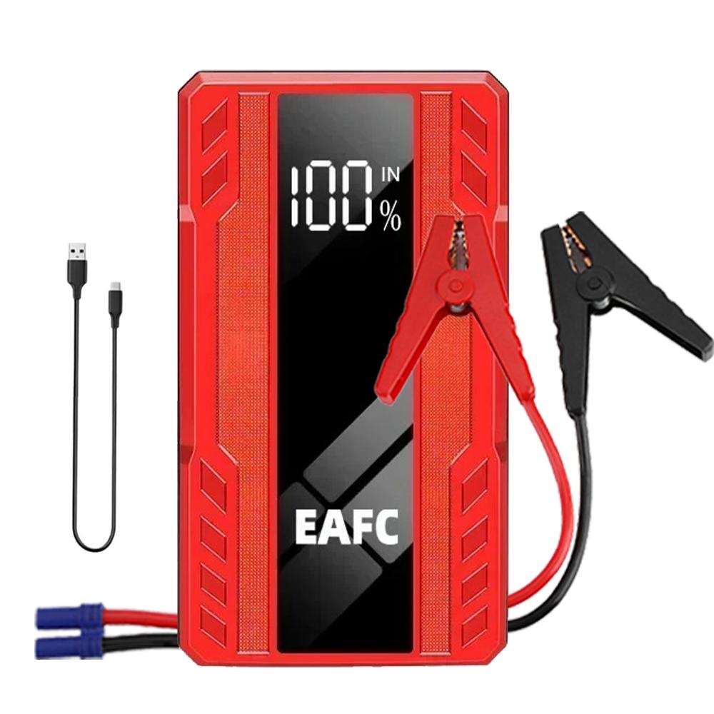 Пусковое устройство 1000А Power Bank Аккумулятор Портативное зарядное устройство 12В Беспроводная зарядка ЖК-экран PowerBank12V Стартер для автомобиля Усилитель