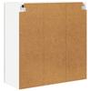 Wall Mounted Glass Cabinet PORTO Artisan Oak 80 x 31 x 80 cm