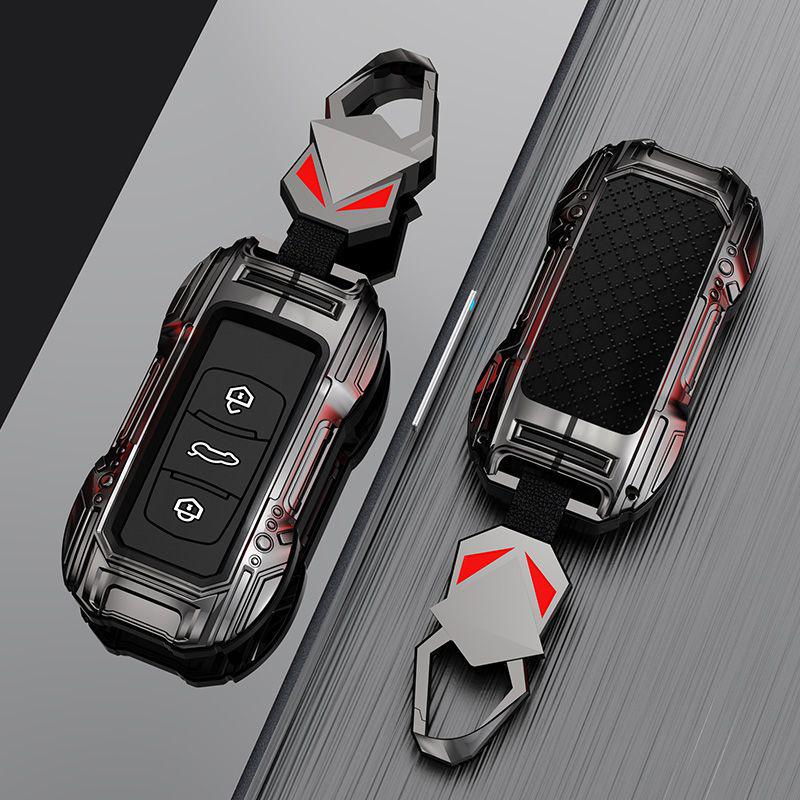 Металлический TPU чехол для ключа Geely Emgrand & Xingrui - Полное покрытие, износостойкий защитный корпус