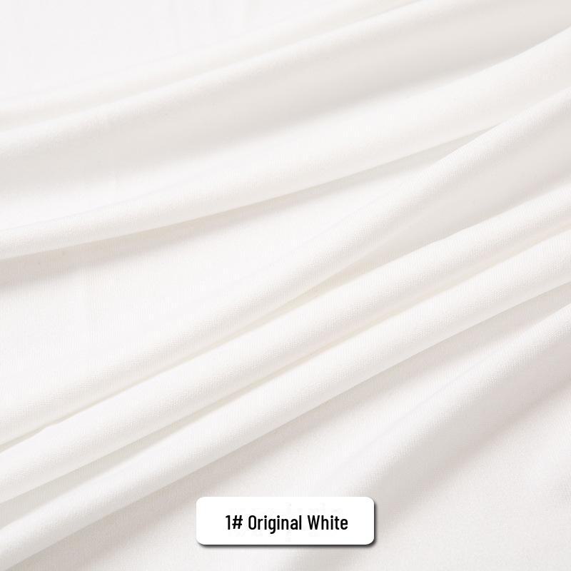Высокоэластичная молочная шелковая ткань для свадебных, сценических, стульев, диванов и танцевальных костюмов