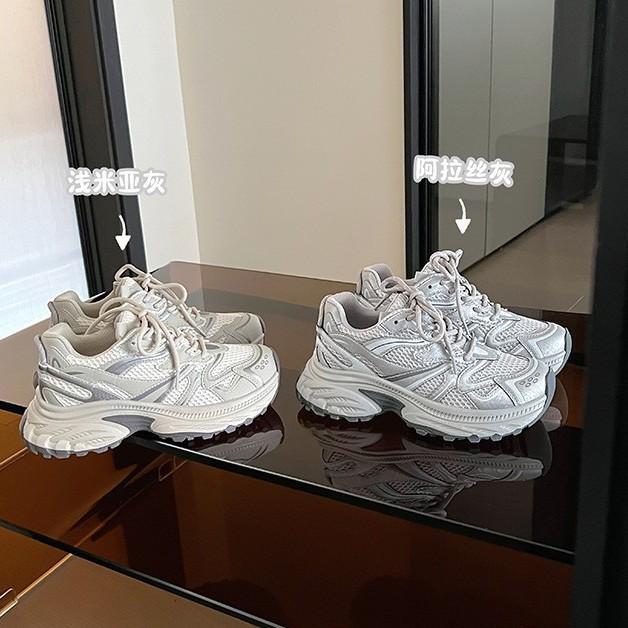 Тот же стиль в Bajia~ 2025 новая осенне-зимняя обувь на высокой толстой подошве, изящная и универсальная обувь для папы для женского осеннего спорта и отдыха