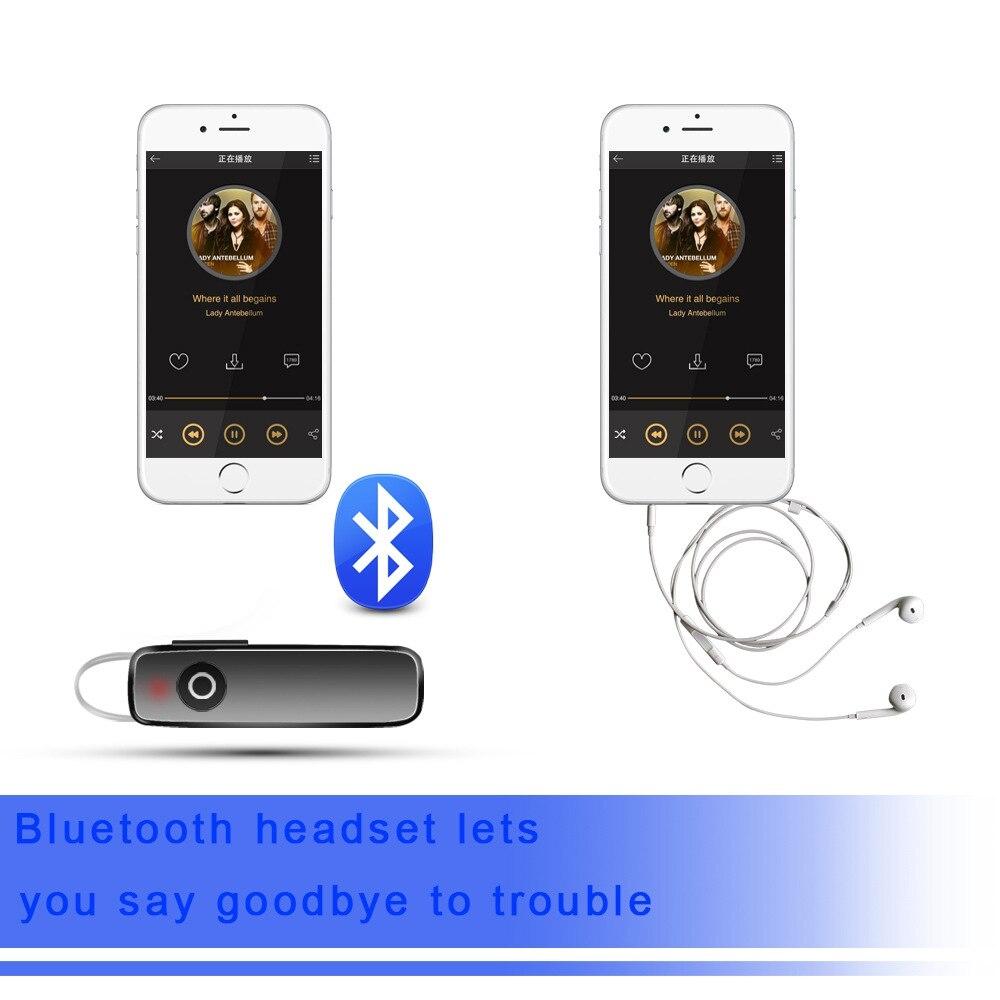 Bluetooth-гарнитура Стерео Беспроводной Наушник Шумоподавление Односторонняя Бизнес-гарнитура Tws Мини Портативный M165 4.0 Спорт