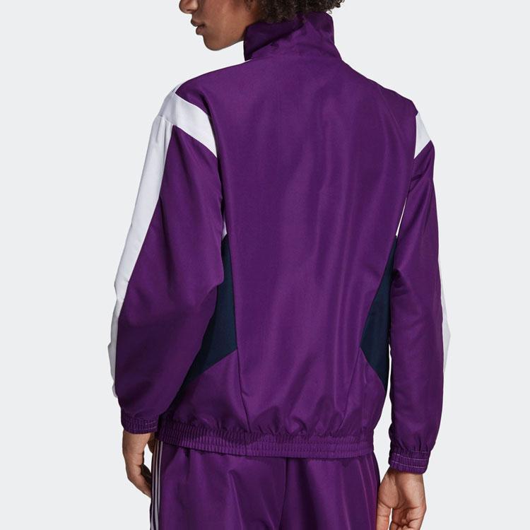adidas Оригинальные Куртки Женские Фиолетовые Стойка Умеренные Другие EC2178