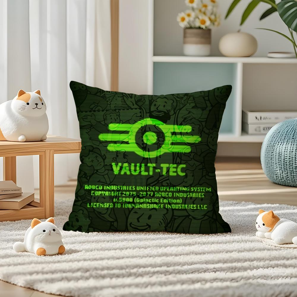 Game VVVaultS TTTec Pillow Case Silky elegant Comfort Sofa Bed Invisible zipper