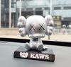 Фигурка KAWS Companion с качающейся головой, деформированная версия (Серебряный)