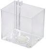 GEX Аквариум Easy Water Change Компактный аквариум для рыбок петушков Ш16 x Г17 x (черный) - В16см, Прибл.. 2,1 л