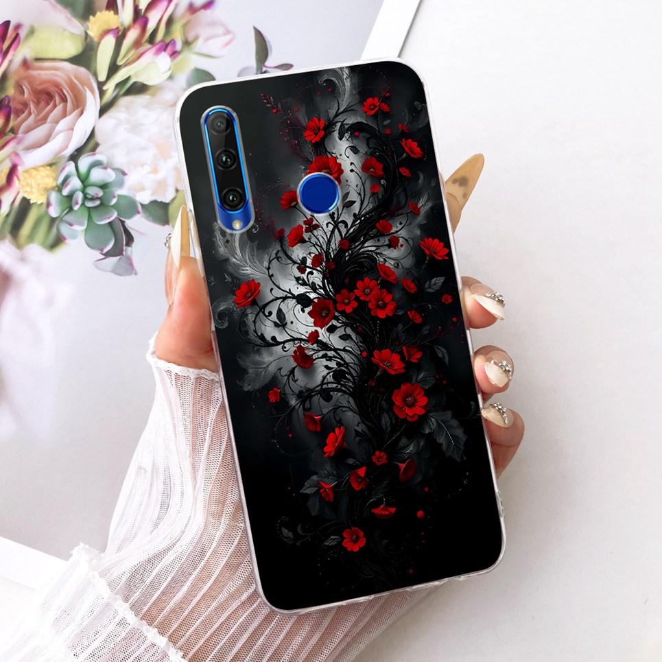 Flower Butterfly Bow Pattern Casing For Honor 10i 10 Lite Back Cover Clear Soft Silicone Phone Case For Honor 20i 20e 20 Lite