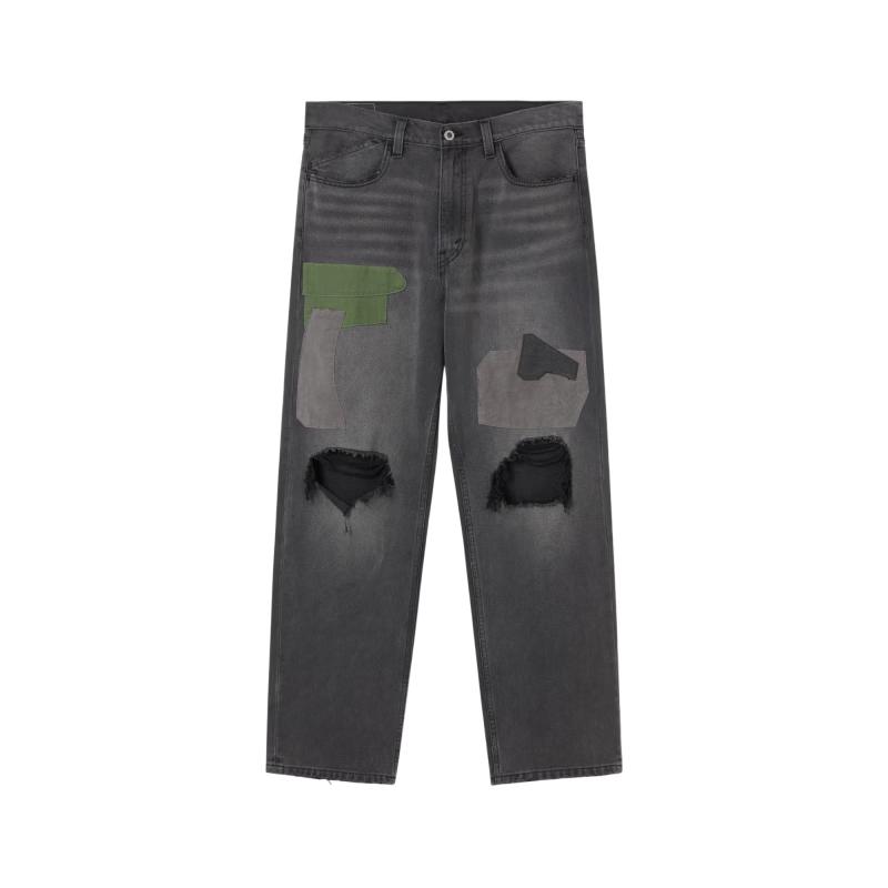 Levi's ® SilverTab™ Мужские рваные свободные прямые джинсы