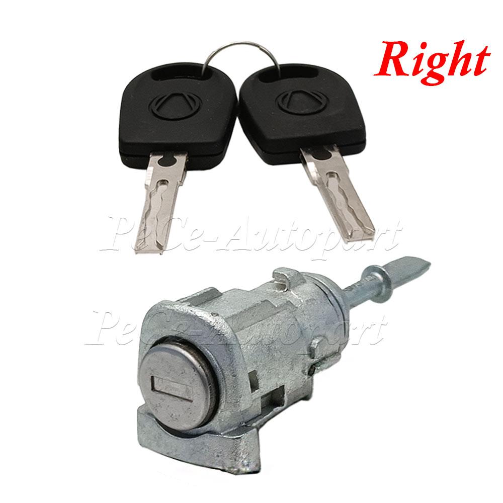 604837167 604837168 Левый правый дверной замок цилиндр для Vw Golf 4 Iv Mk4 Bora A6 Skoda Fabia Polo 1997-2009