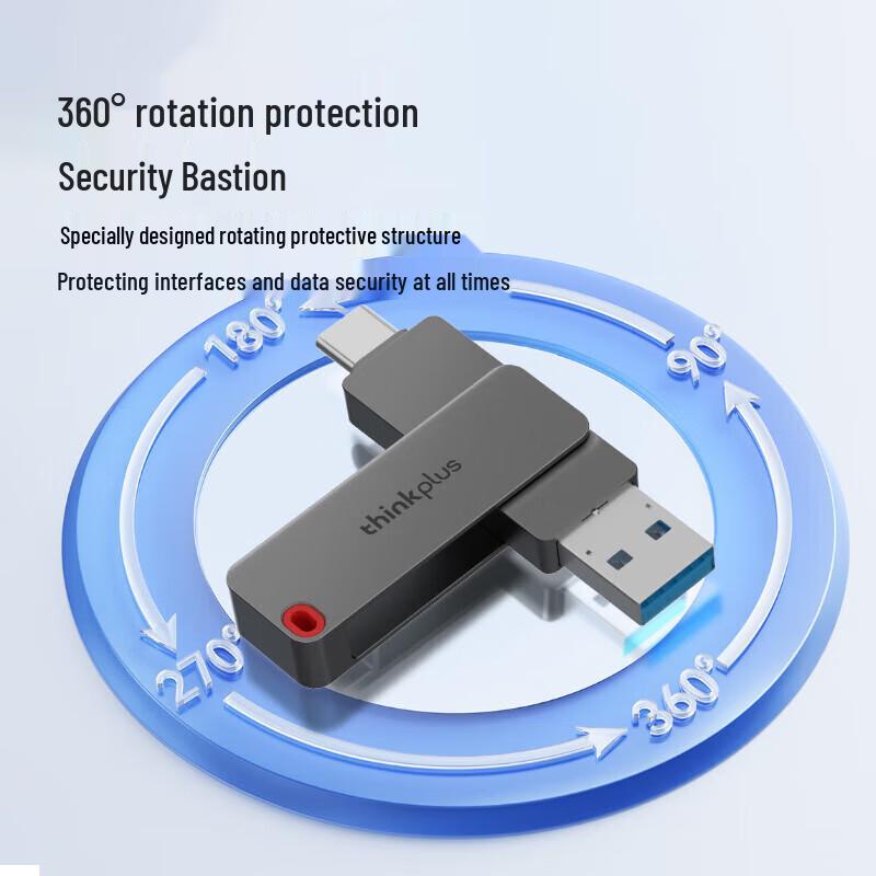 Lenovo Флеш-накопитель USB ThinkPlus TPU301 с двойным интерфейсом