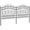 Garden Fence KAMPEN 240 x 140 cm Mesh Powder Coated Steel