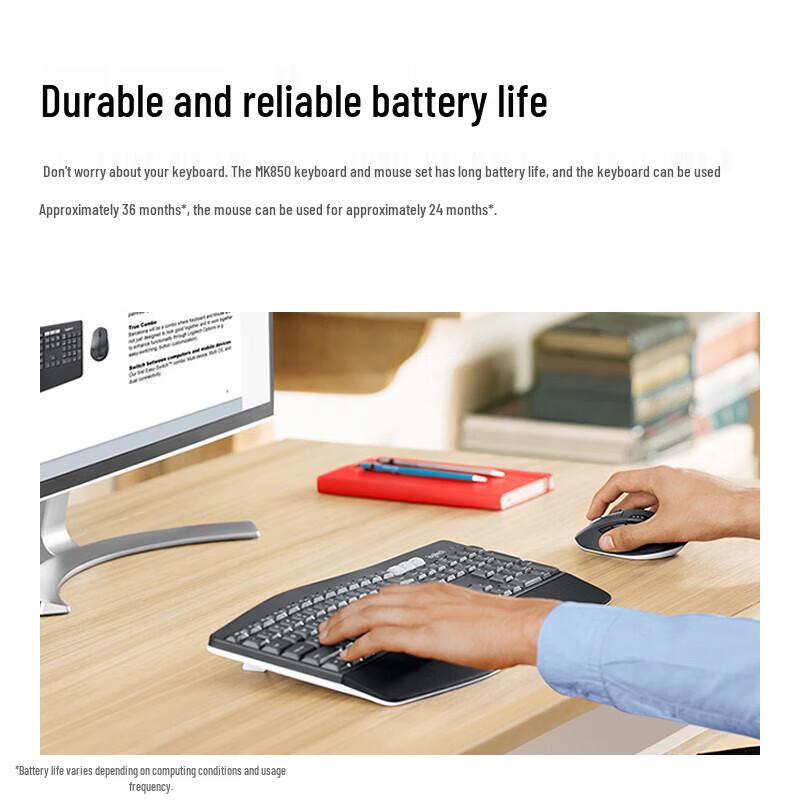 Logitech MK850 Wireless Bluetooth Keyboard Mouse Combo