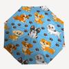 Adorable Dog Patterned Automatic Opening/Closing Umbrella with Foldable Design and Iron Frame - Perfect Gift for Fans, Travelers, and Daily