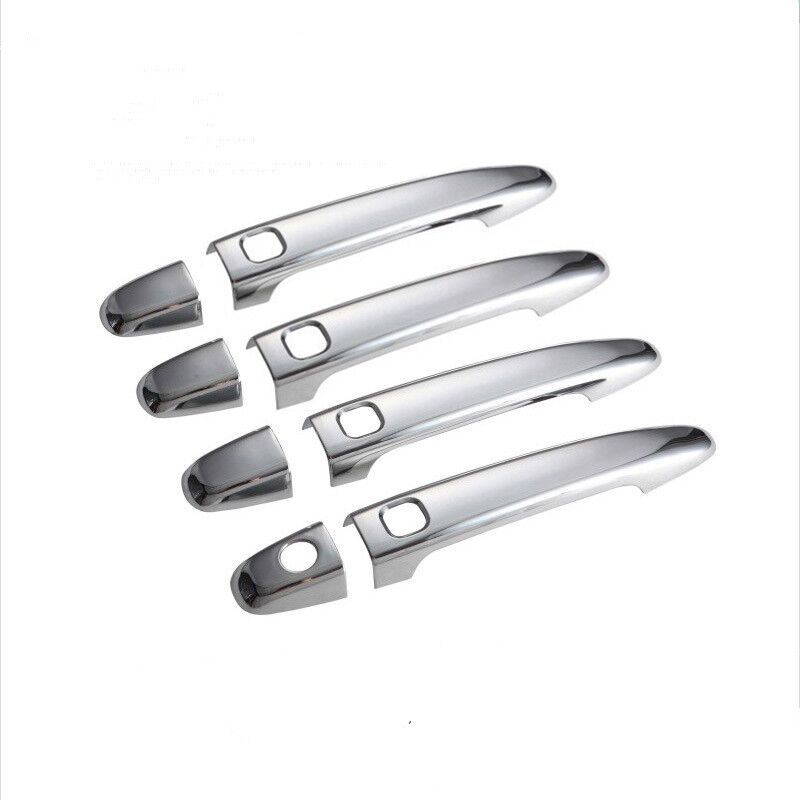 Для Lexus LS XF30 430 2001-2006 глянцевый черный углеродное волокно хромированные дверные ручки накладка аксессуары для стайлинга