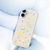 For iPhone 17 Case Small Flowers Pattern Printing Straight Edge TPU Phone Back Cover
