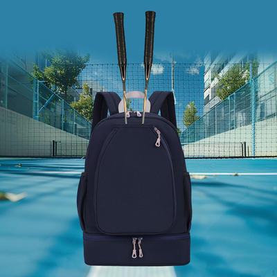 Теннисный рюкзак-карман Большой вместимости Рюкзак с отделением для обуви Дорожная сумка для тренировок Пиклбол