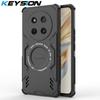 KEYSION Чехол Hollow Heat Dissipation Case для HONOR X9c 5G X9c Smart Magnetic Cooling Shockproof Phone Cover для Honor Magic 7 Lite