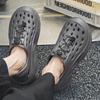 Мужские сандалии 2025 Лето Новые Персонализированные Модные Спортивные Повседневные Перфорированные Туфли Высокое Качество ЭВА Противоскользящие Пляжные Туфли Мужские