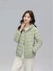 Korean Style Women's Hooded Down Jacket - Lightweight, Warm, Plus Size, Simple and Versatile for Autumn and Winter