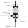 Coaxial Centering Indicator 0-0.15 In/0.0005 In Diameter Indicator Set Storage Box For Milling Machine Center Testdial