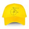 Baseball Cap Snapback Hip Hop Spring Summer Solid Hats Euler S Identity Mathematics Unisex Teens Cotton Caps Outdoor Casual Hat