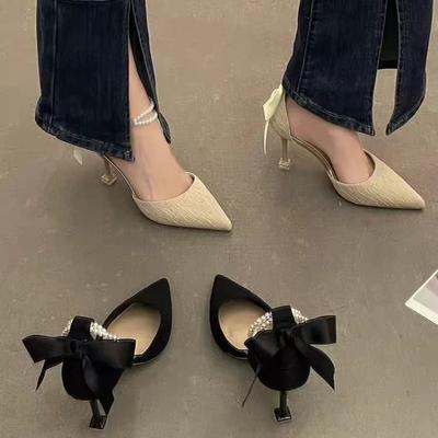 Модные туфли-стилетто с закрытым носком для женщин Оригинальные Дешевые Ликвидация Женская обувь Противоскользящие Горячие Повседневные Новые Дышащие Модные VIP-туфли