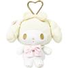 Hatayama Shoji Косметичка-маскот Sanrio, Белый, Чехол для аксессуаров с персонажем, Милая плюшевая игрушка, Моя Мелодия, Прибл.. Длина 13 см