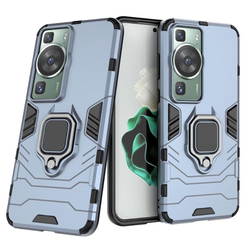 Для Huawei P60 Pro P60 Art задняя крышка телефона чехол противоударный броня против падения металлический держатель кольца магнитный защитный чехол Funda Coque