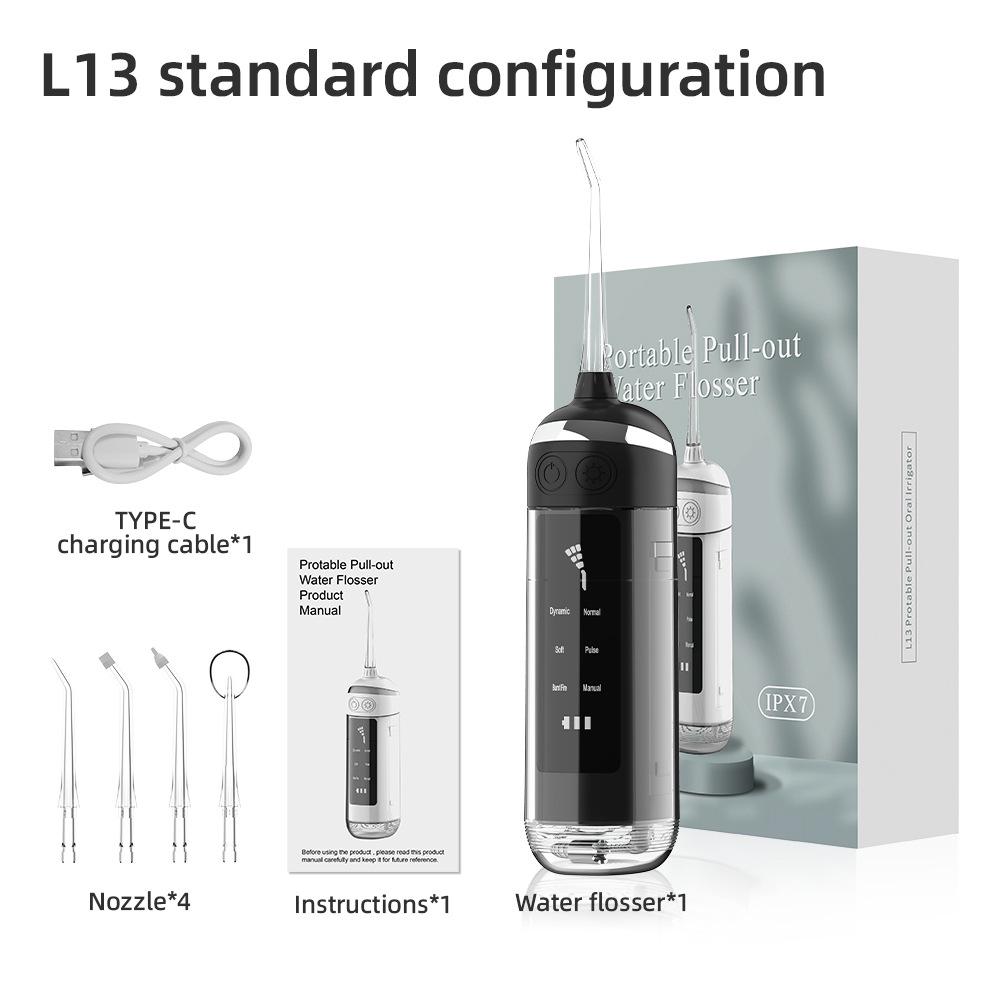 Портативный 6-скоростной ирригатор для чистки полости рта и отбеливания зубов, модель L13