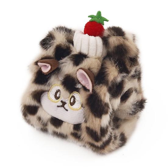 Игрушки для кошек Милая плюшевая кукла-шарик Мультяшная износостойкая интерактивная игрушка для маленьких и средних собак Встроенная погремушка Бумага Безопасная для кожи Дружелюбная игрушка для домашних животных