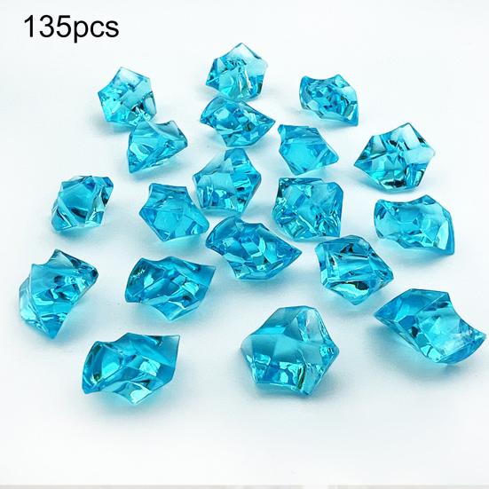 1 упаковка, сверкающий акриловый наполнитель для аквариума с драгоценными камнями, яркие полированные реалистичные наполнители для ваз неправильной формы, искусственные ледяные камни