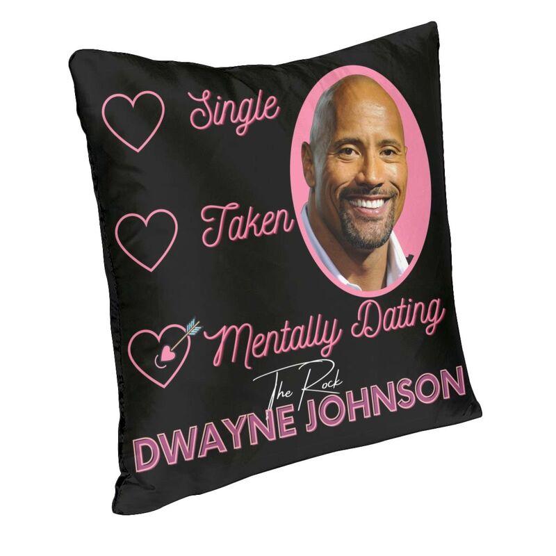 The Rock Face Dwayne Cushion Covers Sofa Decoration Famous Actor Johnson Square Throw Pillow Cover 45x45