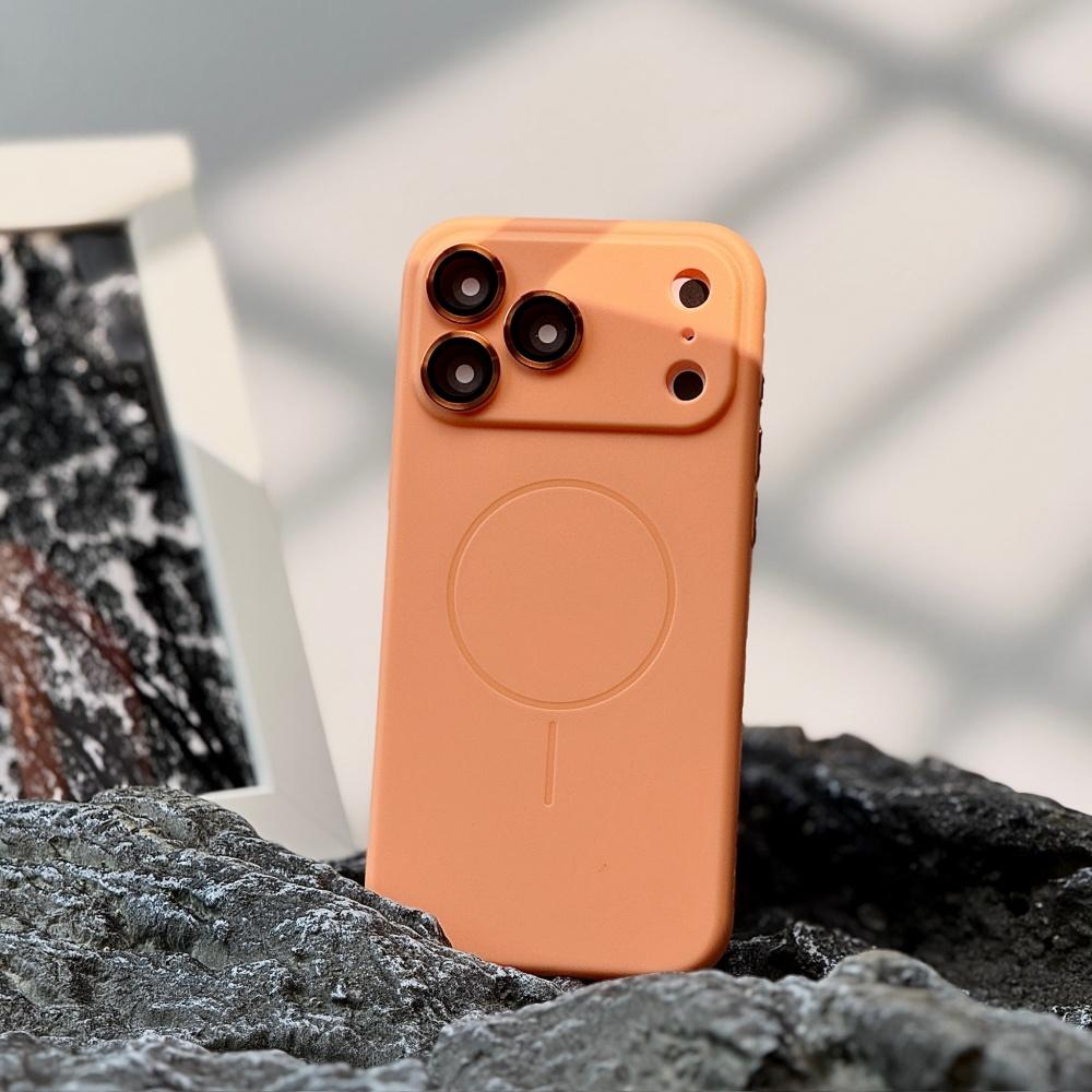 Флуоресцентный силикон для чехла Magsafe для For Iphone 17 Air 16 15 14 13 12 Pro Max Plus 11 Конфетный цвет Мягкая магнитная крышка