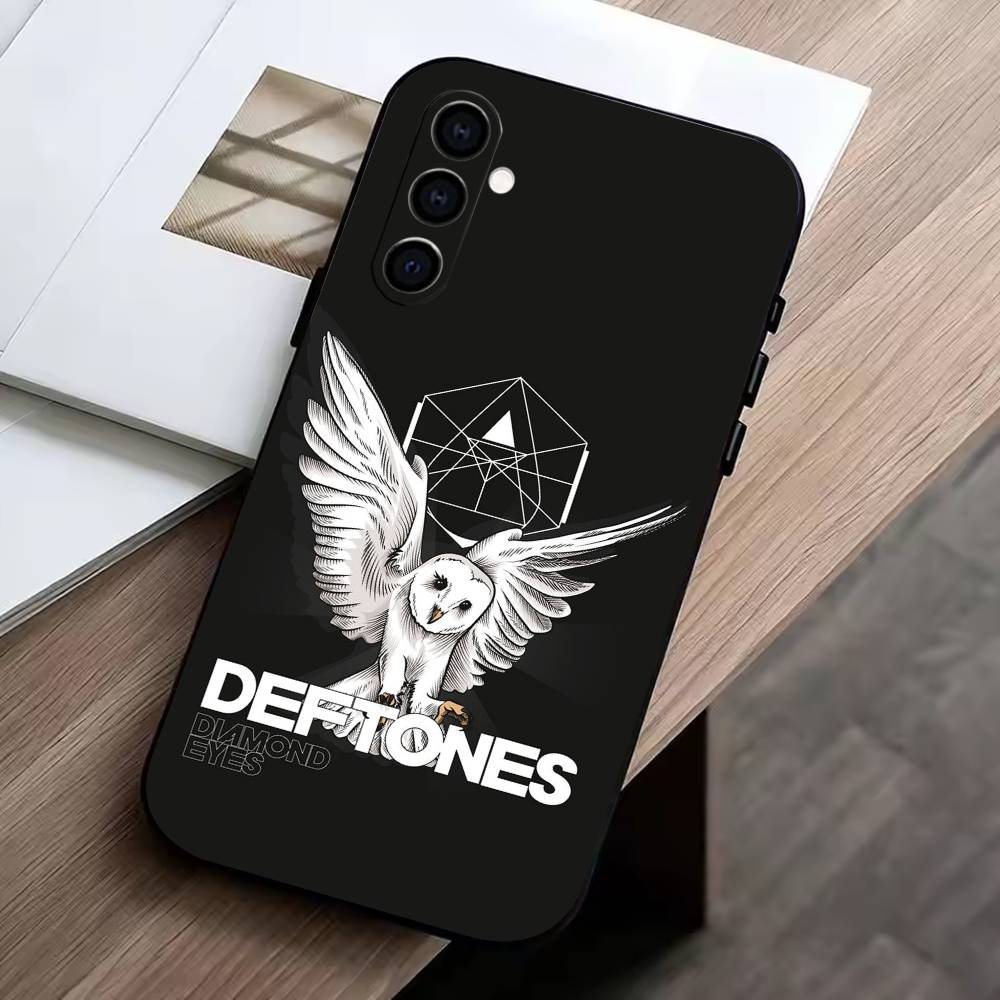 Ню-метал группа Deftones Чехол для телефона для Samsung Galaxy A73, A72, A71, A70, A53, A52, A51, Другие Мягкий черный чехол