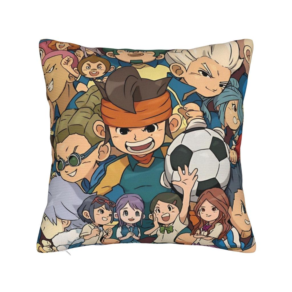 Inazuma Eleven Anime Game Pillowcase Soft Polyester Cushion Cover Gift RPG Cartoon Throw Pillow Case Cover Sofa Square