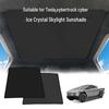 Tesla Cybertruck Ice Crystal Sunroof Sunshade: Car Roof Skylight Sunscreen & Heat Insulation.