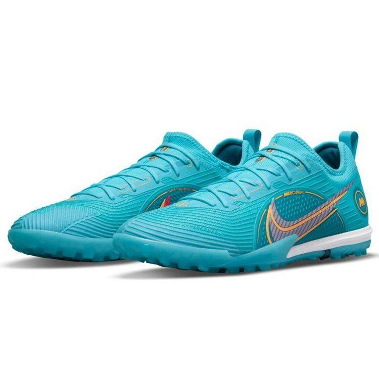 Nike Mercurial Air Zoom Vapor 14 Pro TF 'Хлориновый синий Лазерный оранжевый' DJ2851-484