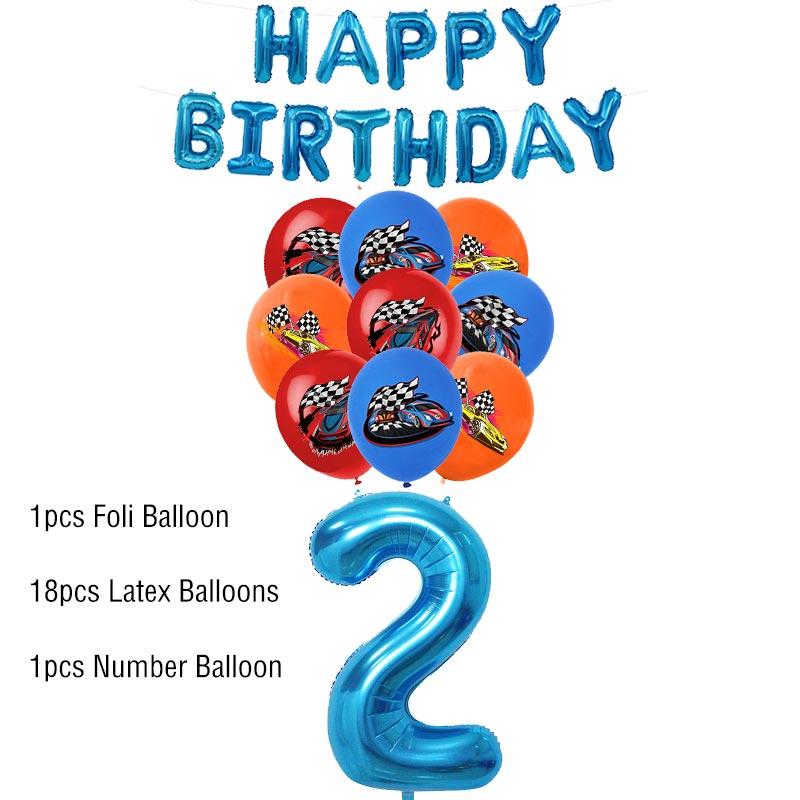 Boy Car Birthday Decoration Set Party Supplies Wheels Birthday Party Theme Cup Plate Napkin Tableware Banner Ballon Deco For Kid