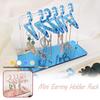Acrylic Earring Holder Rack With Mini Hangers Jewelry Display Stand Ear Studs Organizer Tabletop Storage For Women Girl