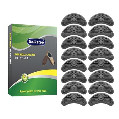 UNIKSTEP 8 пар для ремонта каблуков, ремонт и замена подошвы обуви, материалы для ремонта обуви, защита подошвы и каблука обуви