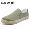 Зеленые парусиновые кроссовки мужские осенние мокасины мужские кроссовки мужские слипоны спортивные уличные туфли для вождения Clipper Boat Shoes мокасины