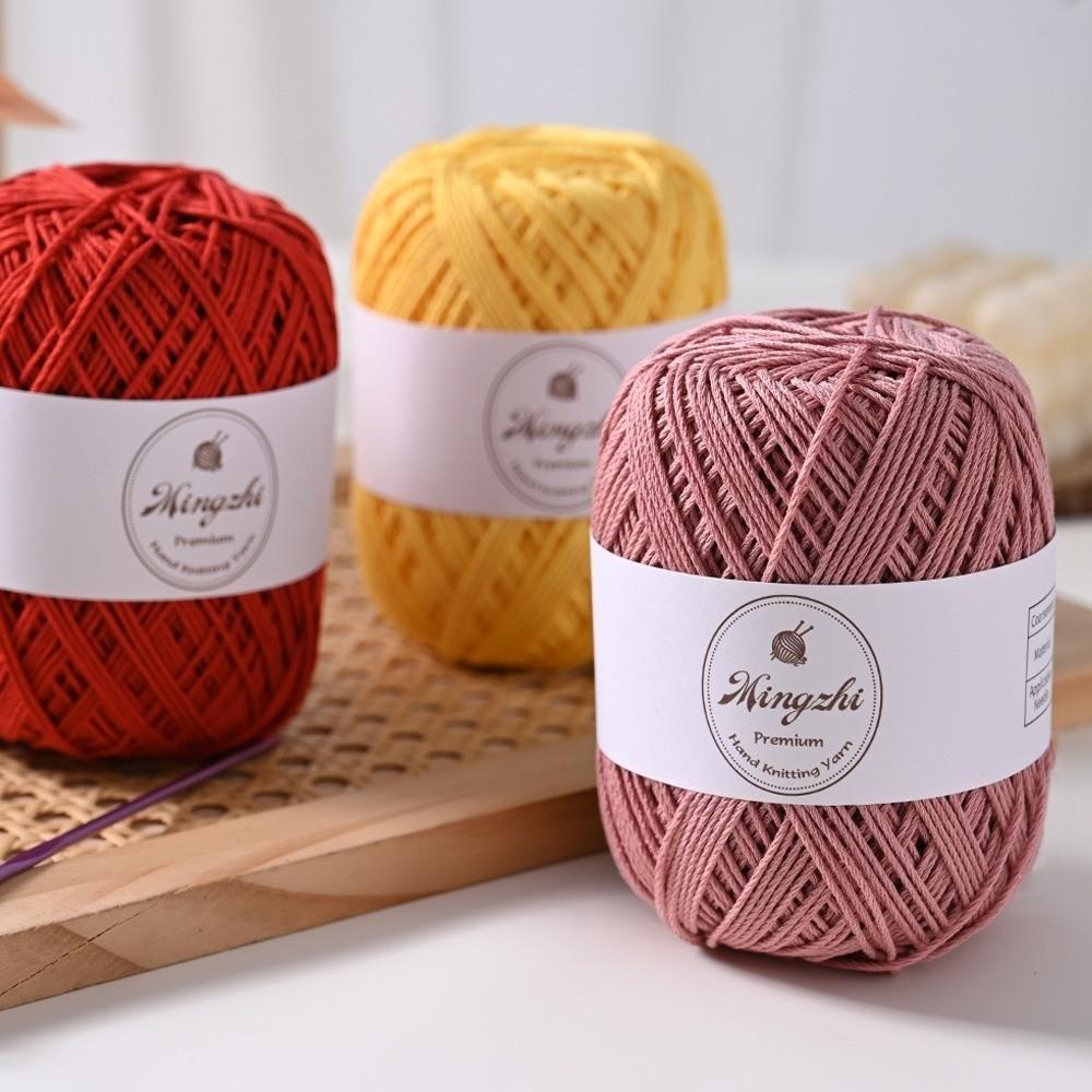 Blended Fiber Hand Knitting Yarn 1.2mm Crochet Yarn Durable Organza Yarn Bags Hats Baskets