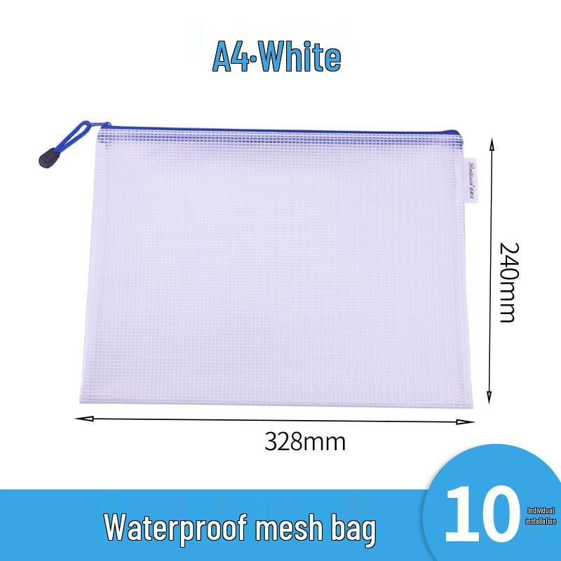 Baileman F2156 A4 Mesh Zipper Document Bags