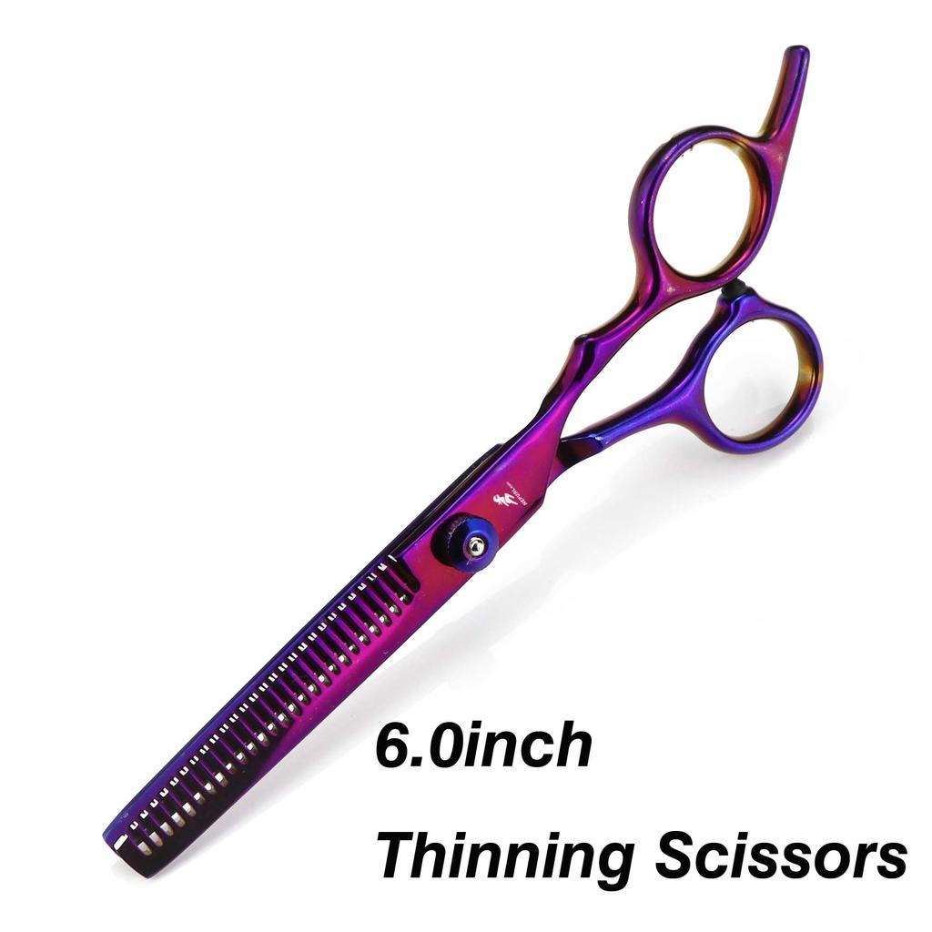 6 Inch Tooth Scissors Flat Scissors for Barbers and Hairdressers Special Fine Scissors for Thinning Haircuts and Hair