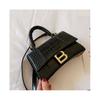 Designer Luxury Soft Top-Handle Tote Women Alligator Pu Leather Hourglass Handbag Girl Metal Shoulder Messenger Bags