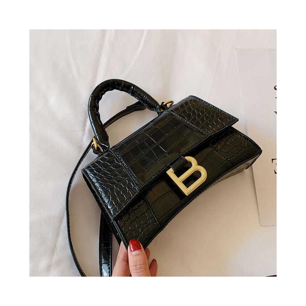 Designer Luxury Soft Top-Handle Tote Women Alligator Pu Leather Hourglass Handbag Girl Metal Shoulder Messenger Bags