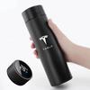 ALQ1 For Tesla Model 3 Model S Model X Model Y Roadster SpaceX 500ml Smart Water Bottle Stainless Steel Thermos Flasks Car Logo Mug