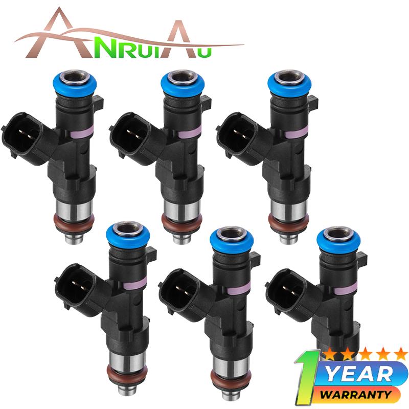 New 6PCS 0280158007 Fuel Injectors 16600-7S000 For Infiniti QX56 Nissan Armada Frontier NV1500 2500 3500 Pathfinder Titan Xterra